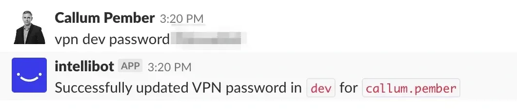 Set VPN password